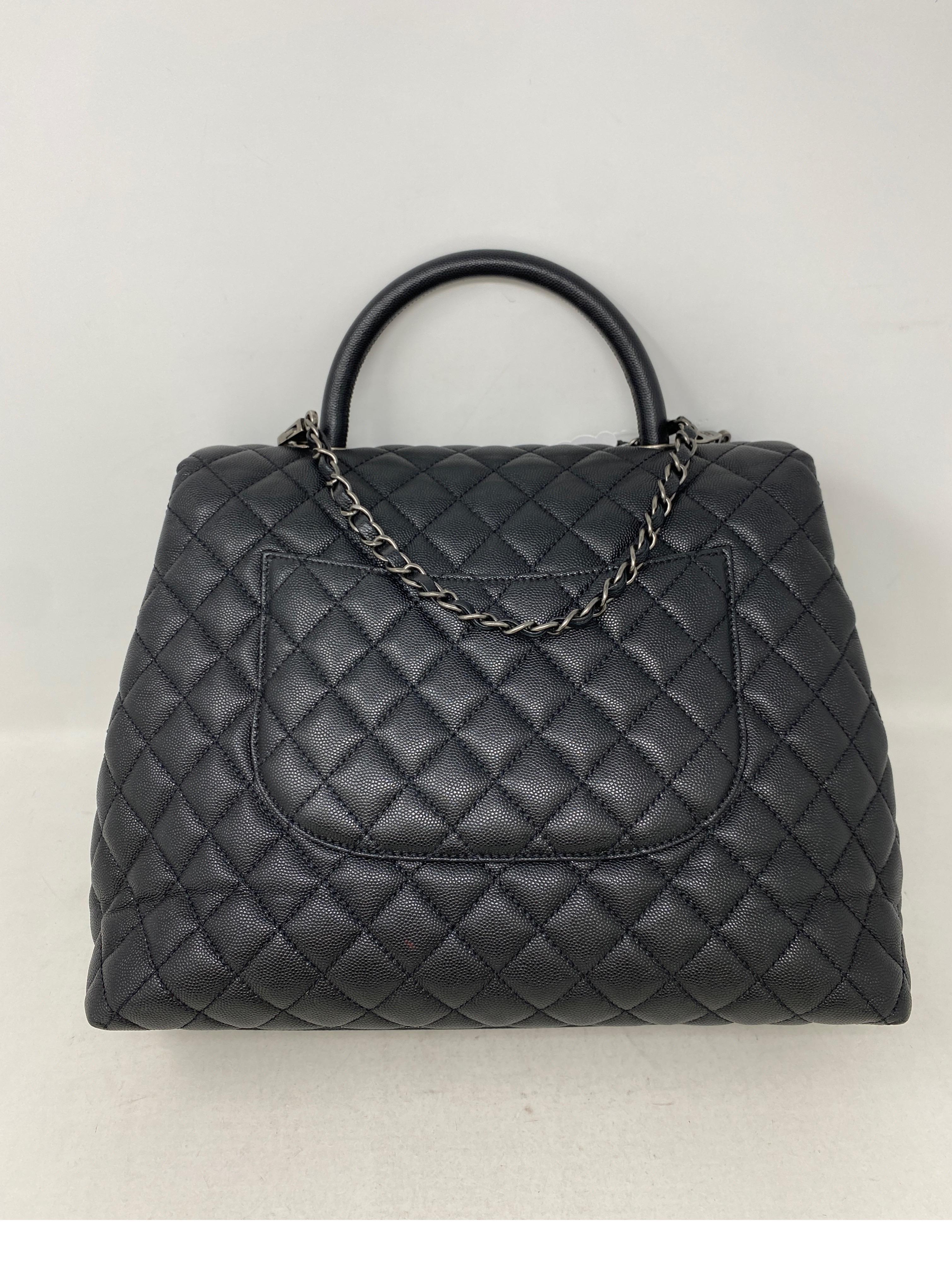 Chanel Coco Handle Large Bag In Excellent Condition In Athens, GA