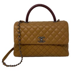 Chanel Coco Handle Lizard Bag