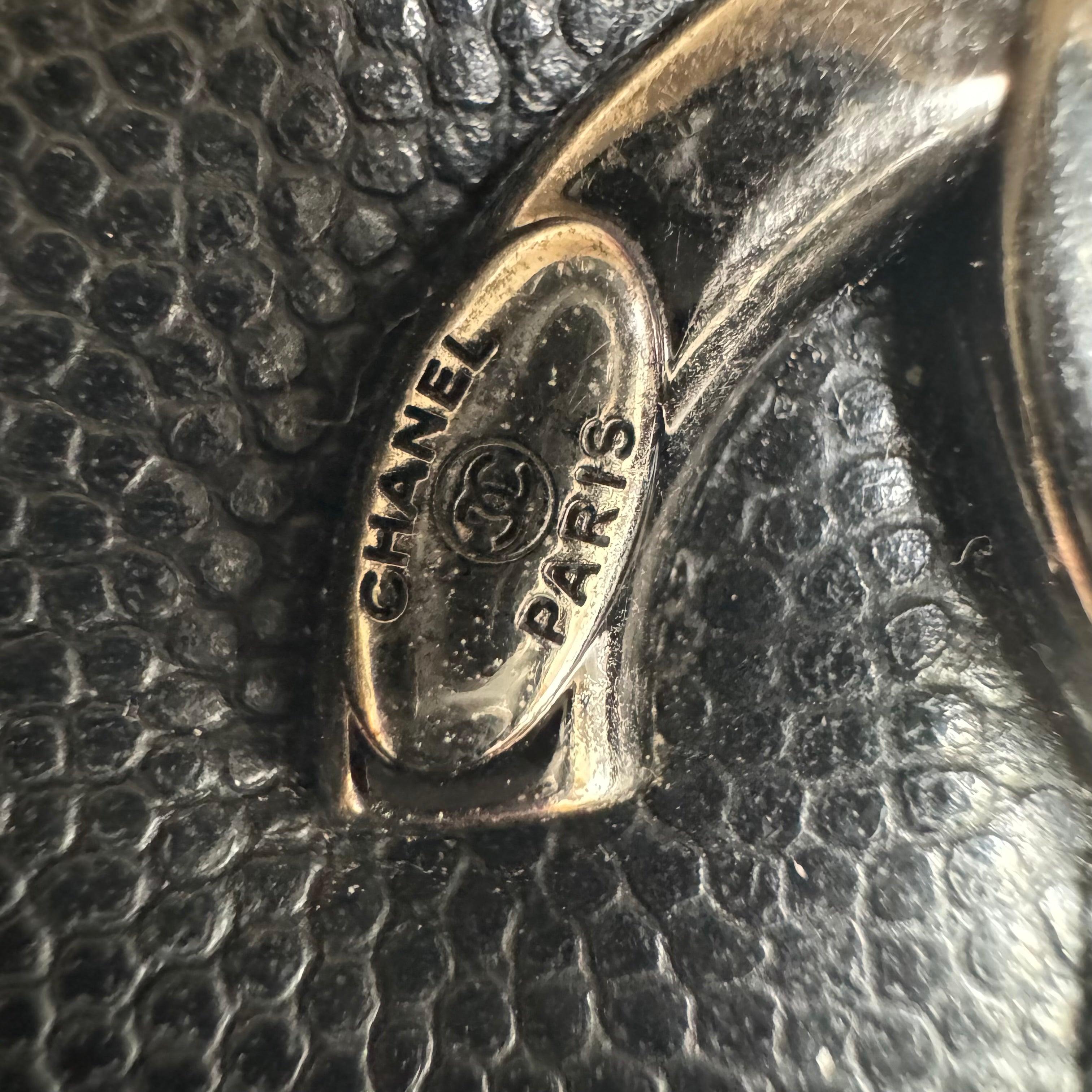 Chanel Coco Handle Medium Black Caviar Leather Silver Hardware, 2016 For Sale 9