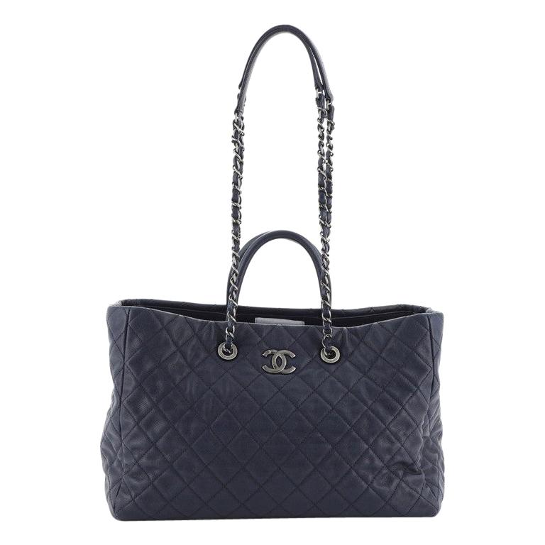 Chanel Coco Handle Shopping Tote Quilted Caviar
