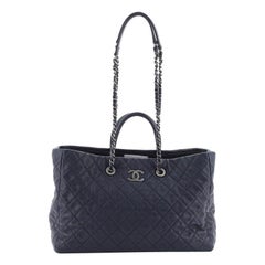 Chanel Coco Handle Shopping Tote Quilted Caviar