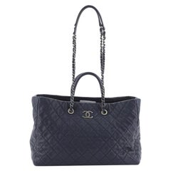 Chanel Coco Handle Shopping Tote Quilted Caviar