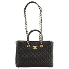 Chanel Coco Handle Shopping Tote Quilted Caviar Large