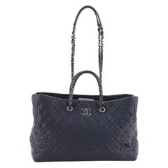 Chanel Coco Handle Shopping Tote Quilted Caviar Large