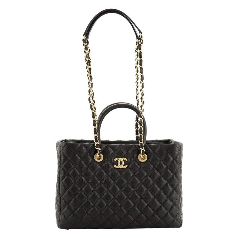 Chanel Coco Handle Shopping Tote Quilted Caviar Large at 1stDibs  chanel  coco tote, chanel coco handle tote, coco chanel tote bag