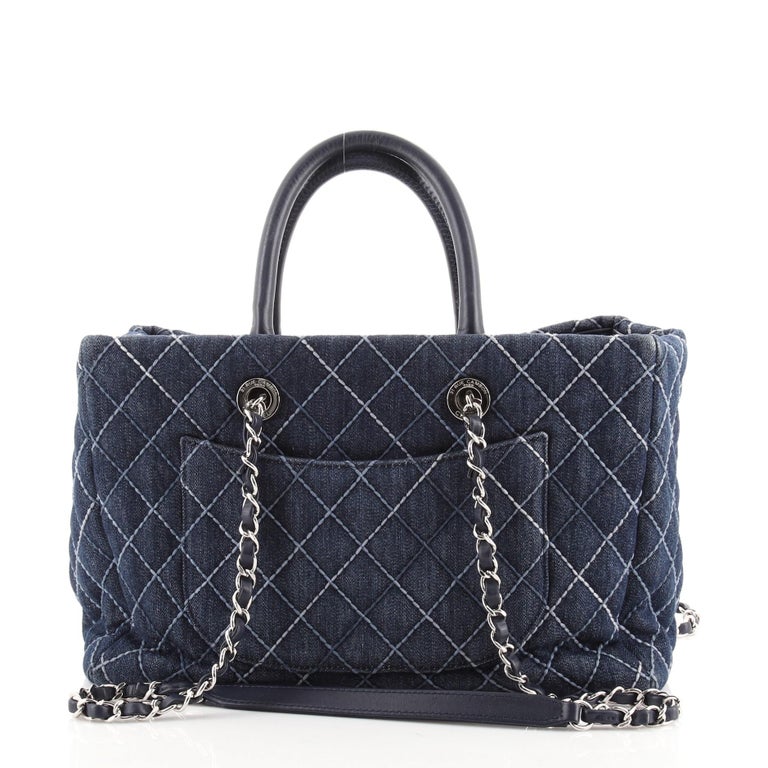 Chanel 19 Tote Quilted Denim Mixed Hardware – Coco Approved Studio