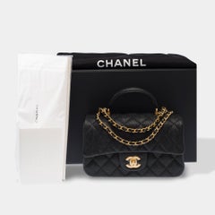 CHANEL Coco Handle Shoulder Bag Black