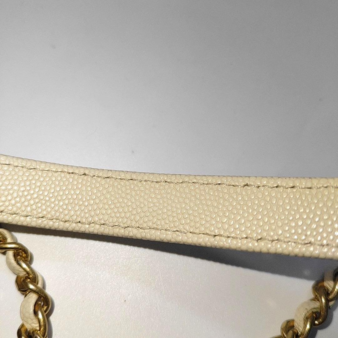 Chanel Coco Handle Small Beige Caviar Leather Gold Hardware, 2017 9
