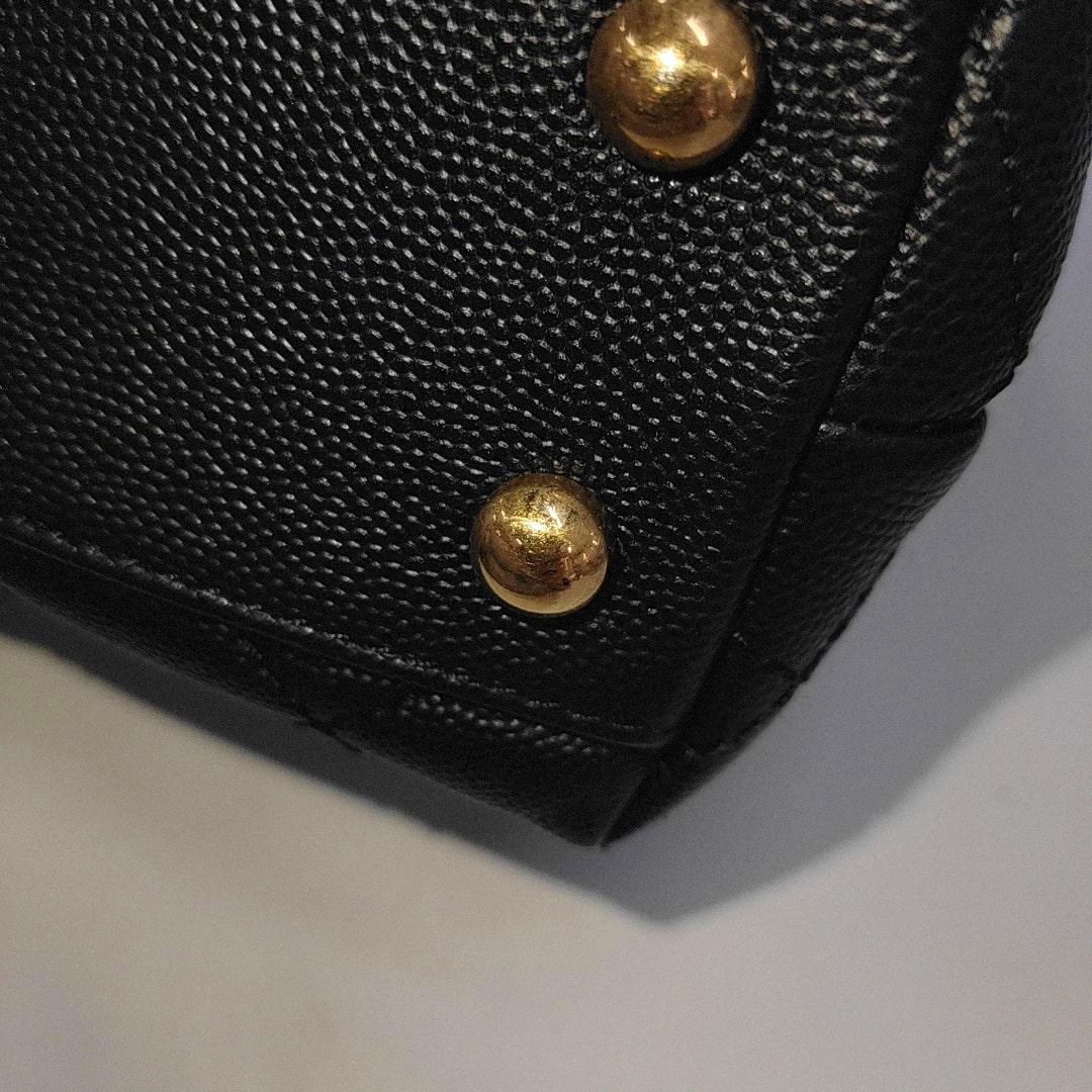 Chanel Coco Handle Small Black Caviar Leather Gold Hardware 2017 8