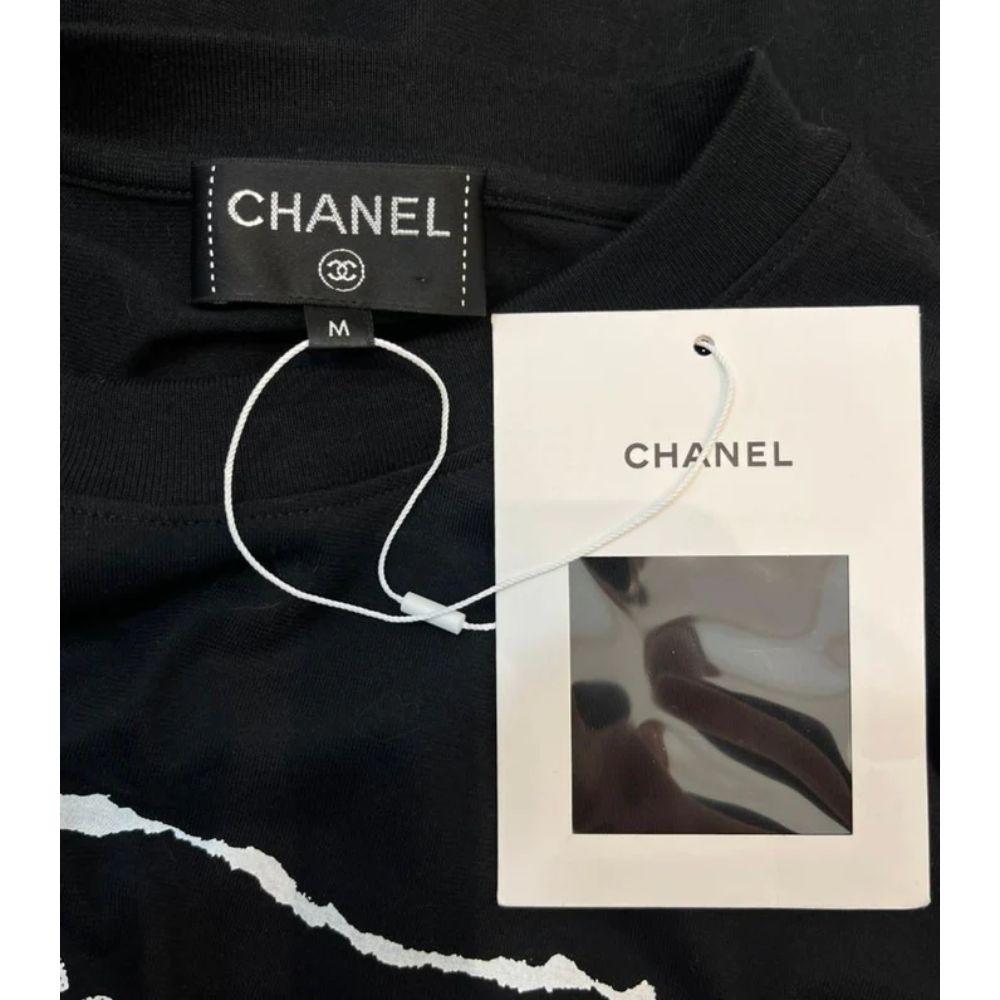 Chanel Coco Logo-Pulloverhemd aus Baumwolle im Angebot 1