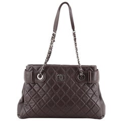 Chanel Coco Loop Tote Quilted Lambskin Small at 1stDibs