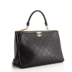 Chanel Coco Luxe Shopping Tote Quilted Calfskin Large