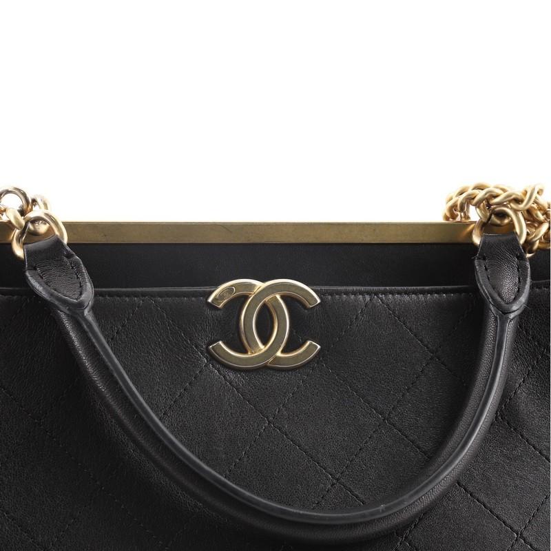 Chanel Coco Luxe Shopping Tote Quilted Calfskin Large 2
