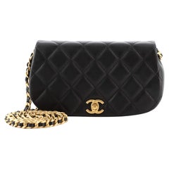 Chanel Coco Mail Clutch with Chain Quilted Calfskin