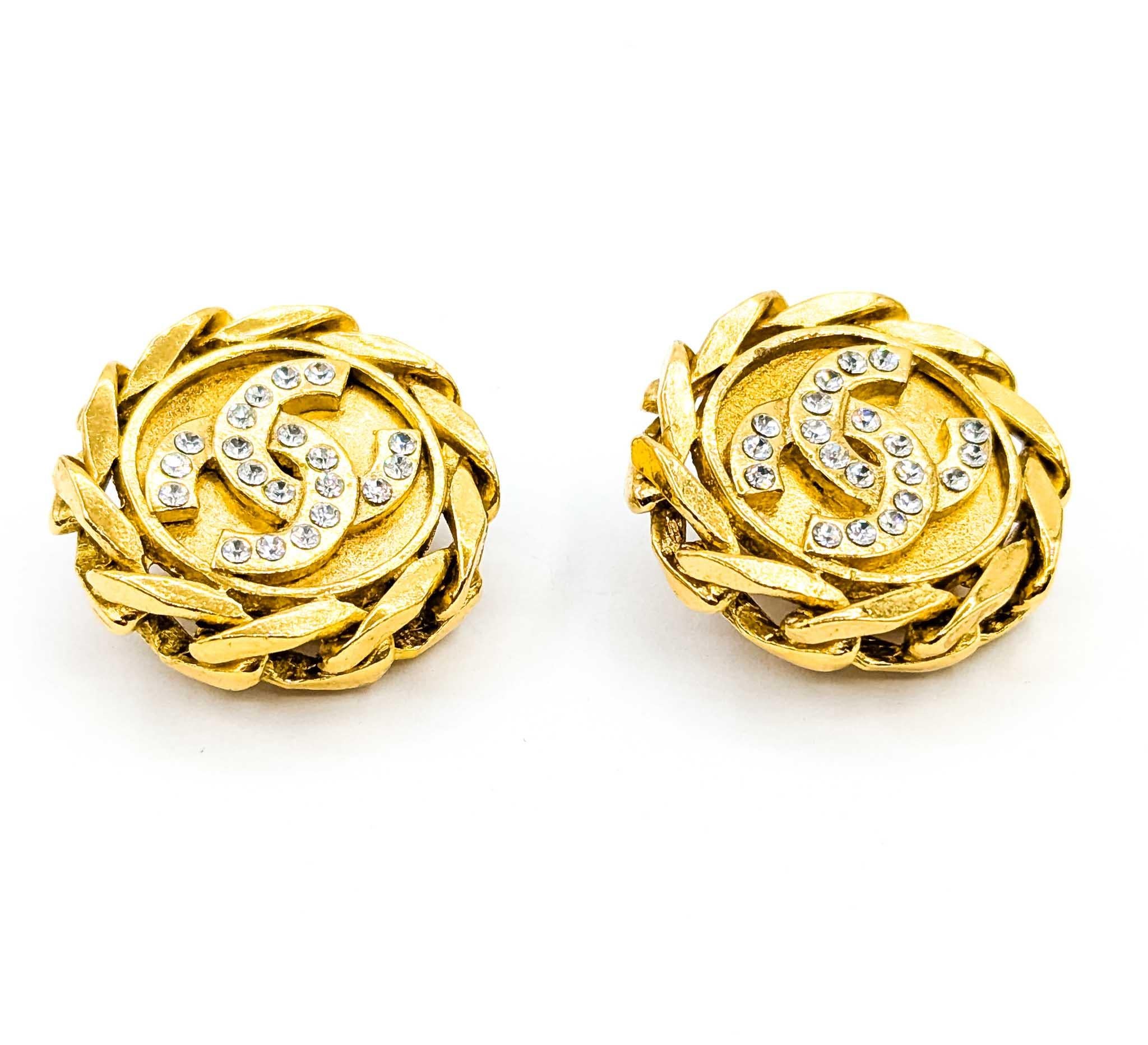 Discover Timeless Elegance with Vintage Coco Chanel Earrings

Step back into the glamorous 1980s with these exquisite Coco Chanel Rhinestone CC Earrings. Part of the sought-after 