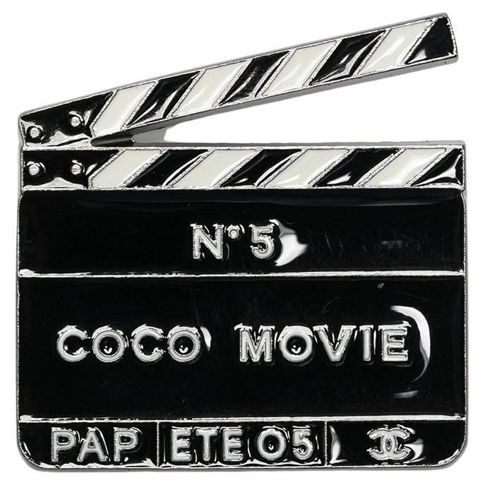 Chanel "Coco Movie" Clapperboard Brooch 