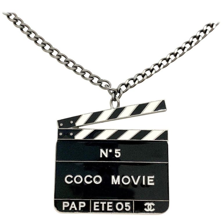 CHANEL Coco Movie PAP CC Long Necklace at 1stDibs  chanel necklace barbie  movie, coco chanel barbie necklace, barbie movie chanel necklace