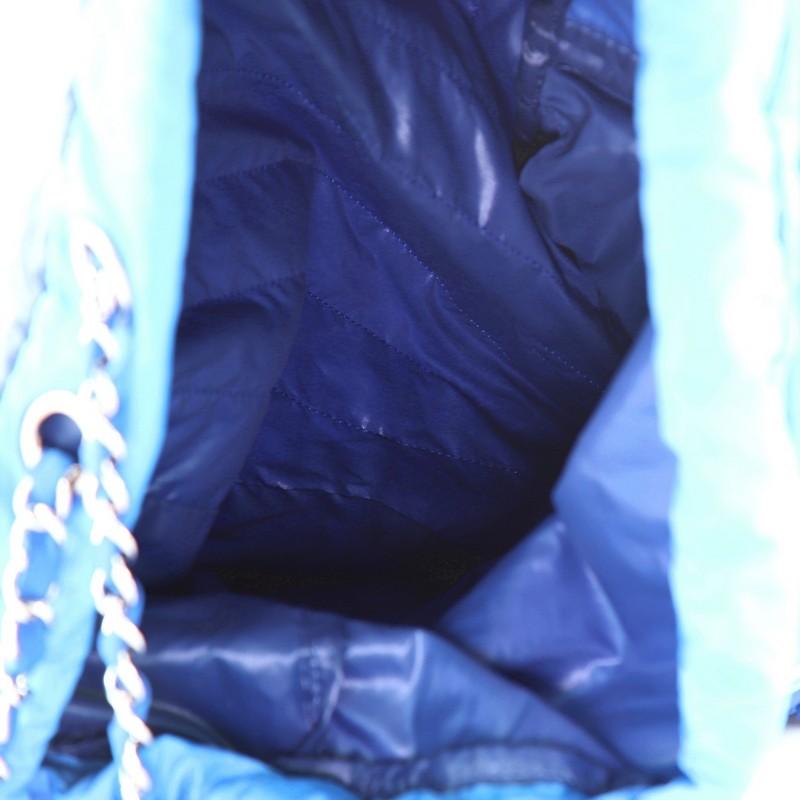 Chanel Coco Neige Backpack Quilted Nylon In Good Condition In NY, NY