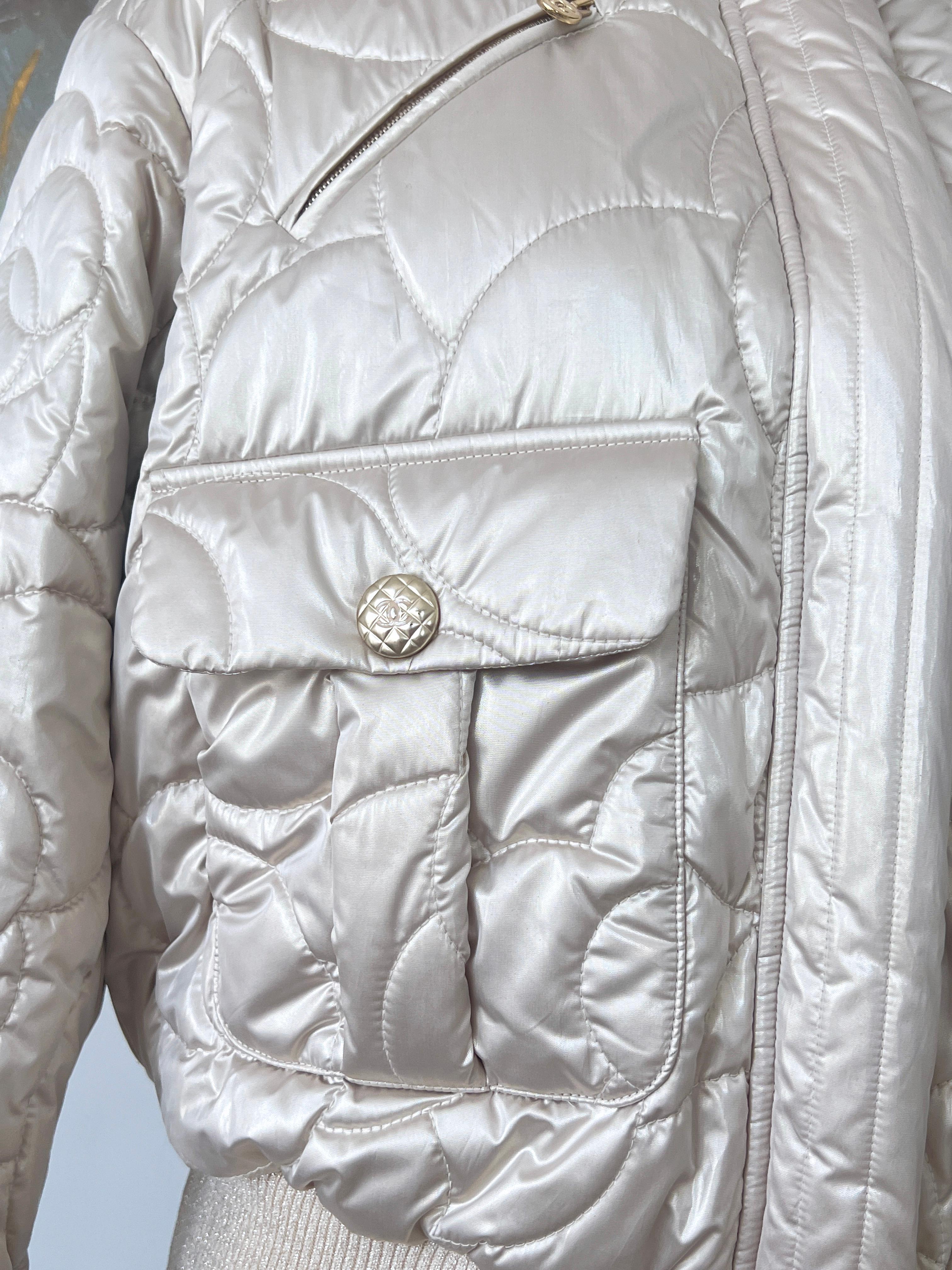 Women's Chanel Coco Neige CC Camellias Puffer
