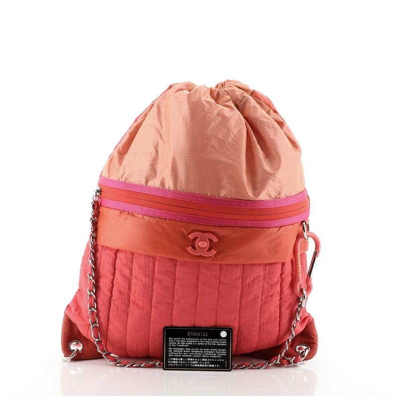 Chanel nylon backpack hot sale