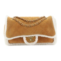 Chanel Shearling Bag - 34 For Sale on 1stDibs