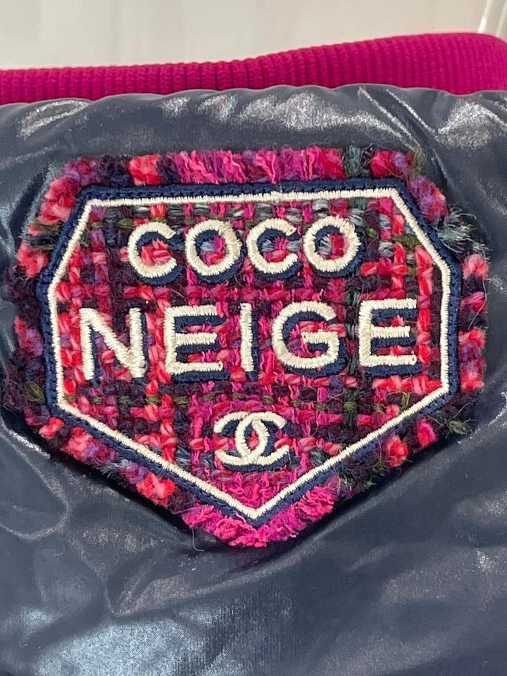 Women's Chanel Coco Neige Goose Down Puffer Jacket & Tweed Jacket
