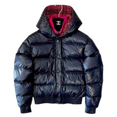 Chanel Coco Neige Goose Down Puffer Jacket & Tweed Jacket