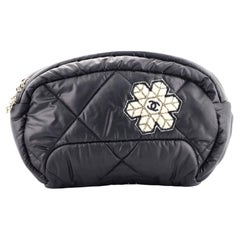 Chanel Coco Neige Waist Bag Quilted Nylon with Applique