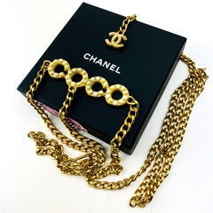CHANEL Coco Pearls Belt