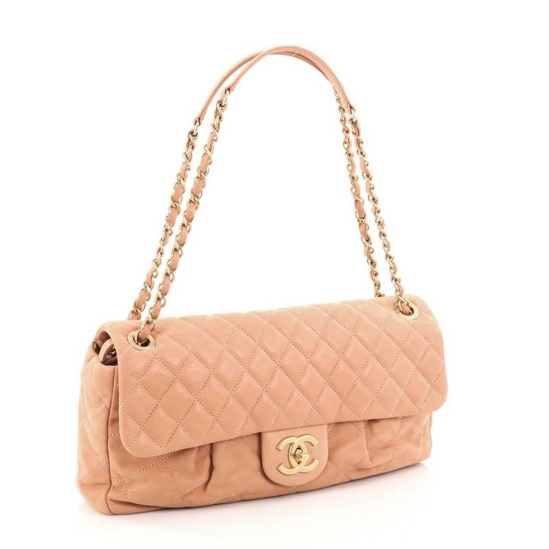 chanel coco pleats drawstring bag