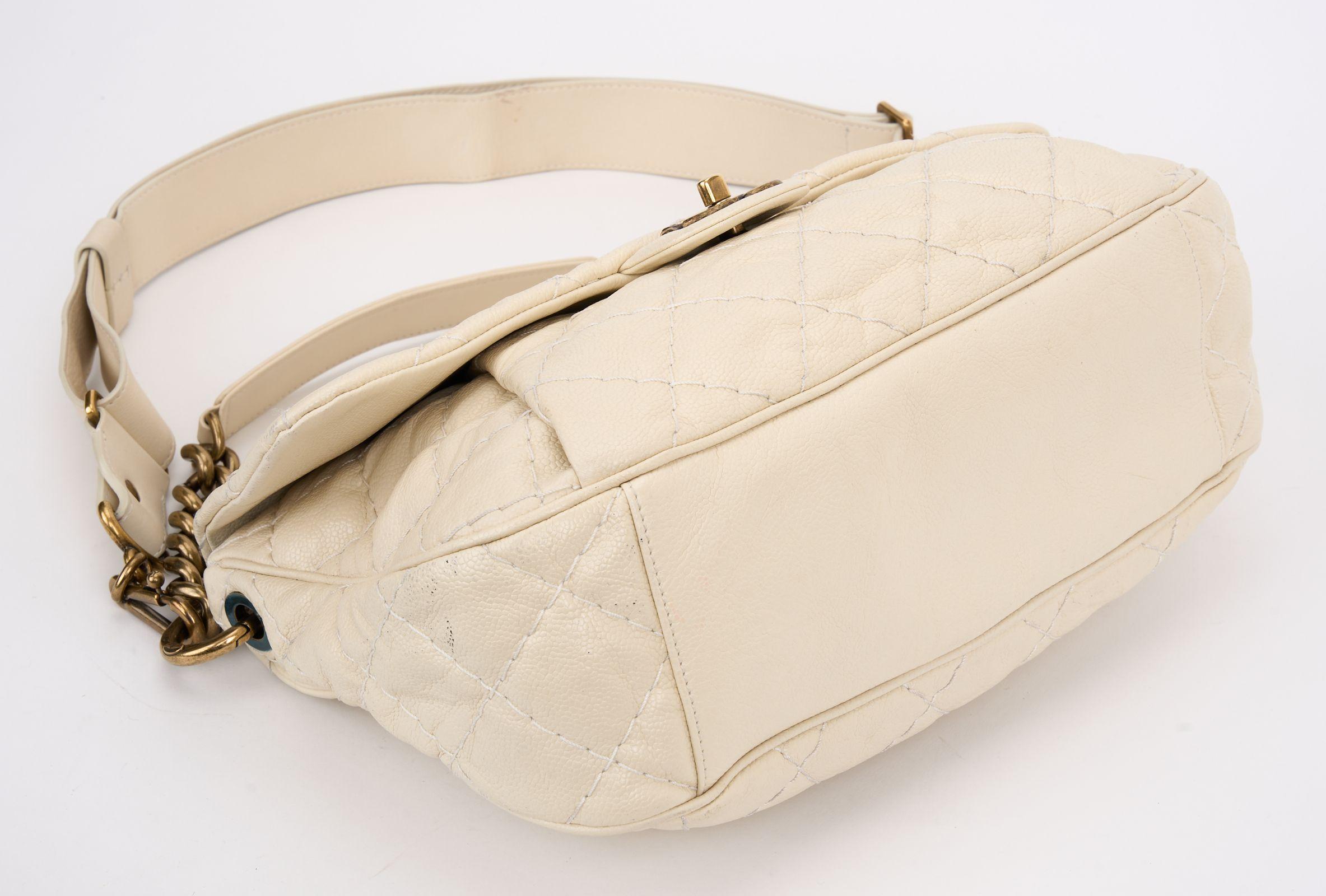 Women's Chanel Coco Pleats Flap Messenger Bag For Sale