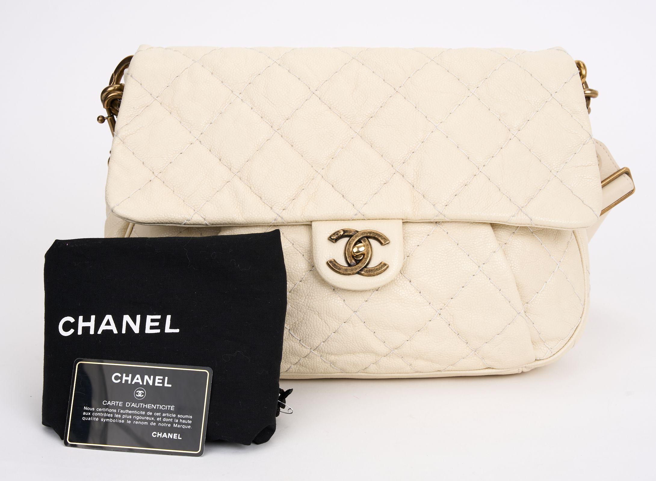 Chanel Coco Pleats Flap Messenger Bag For Sale 3