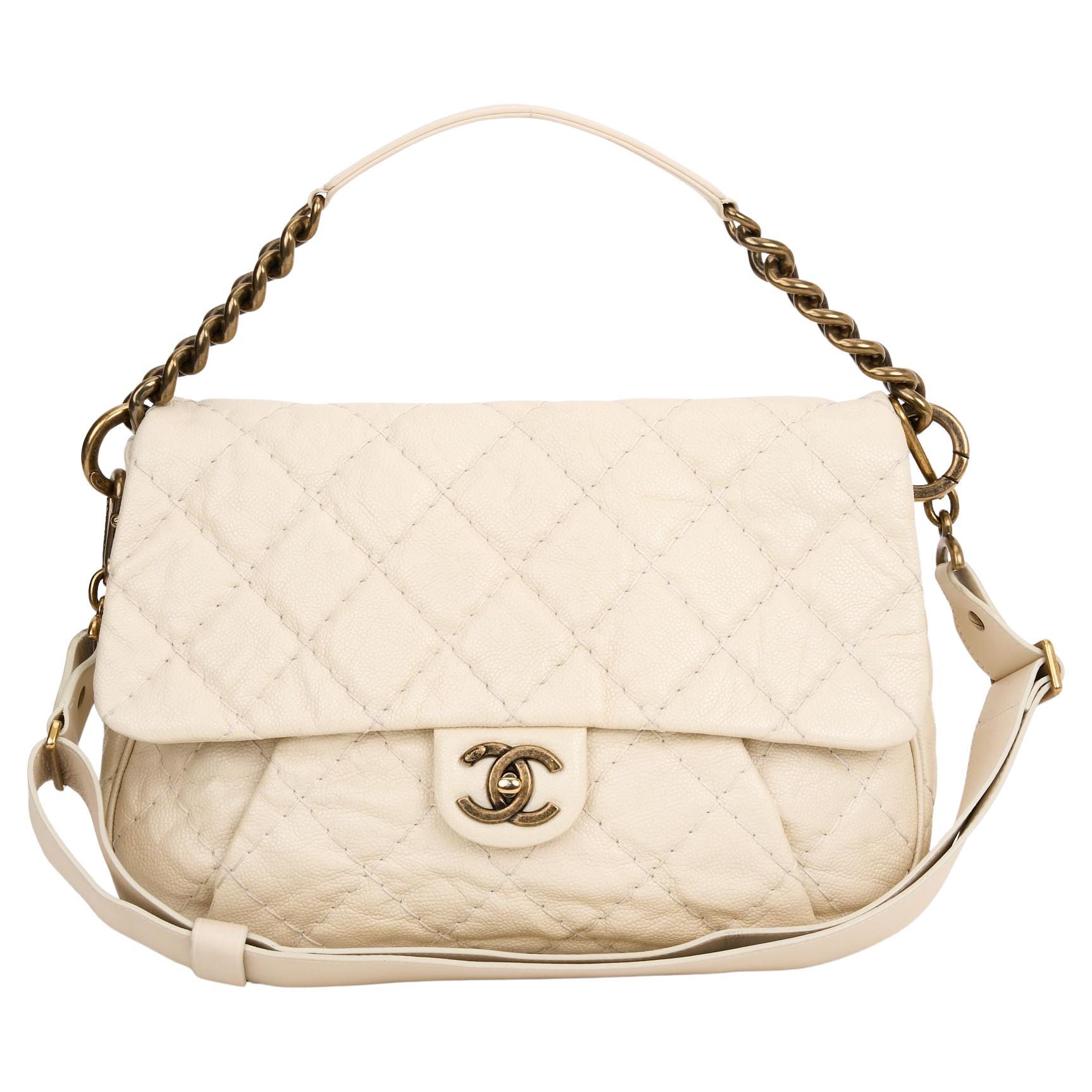 Chanel Coco Pleats Flap Messenger Bag For Sale