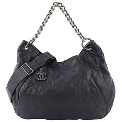 Chanel Coco Pleats Hobo Quilted Calfskin Large,