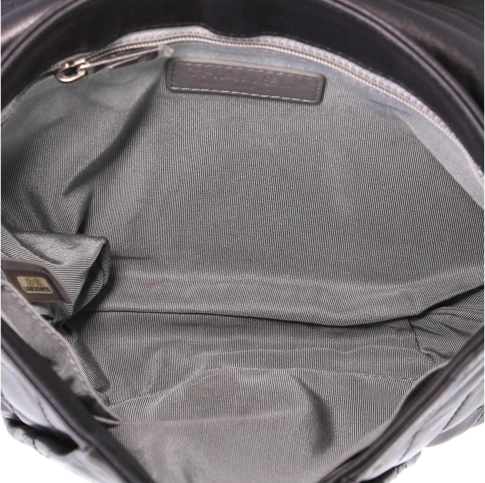 chanel calfskin messenger bag