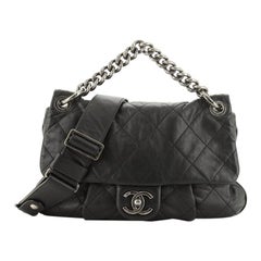 Chanel Coco Pleats Messenger Bag Quilted Calfskin 