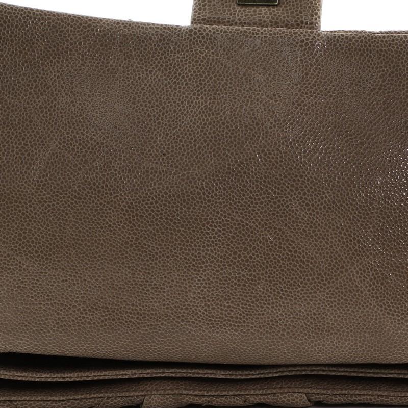 Chanel Coco Pleats Messenger Bag Quilted Glazed Caviar 1