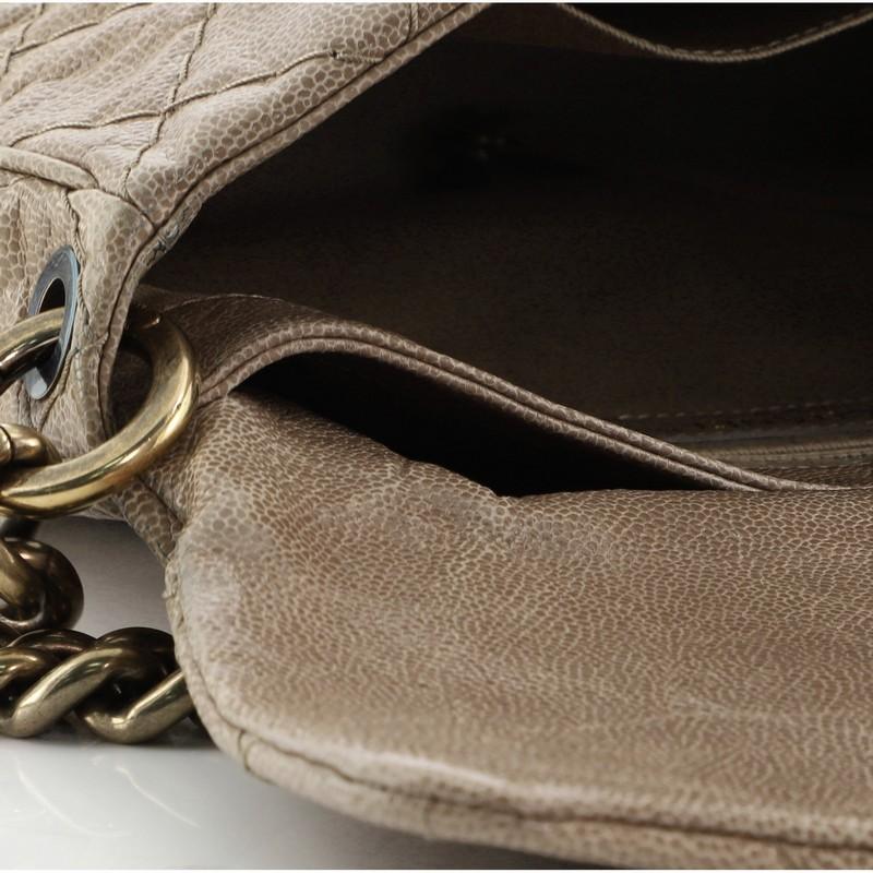 Chanel Coco Pleats Messenger Bag Quilted Glazed Caviar 2