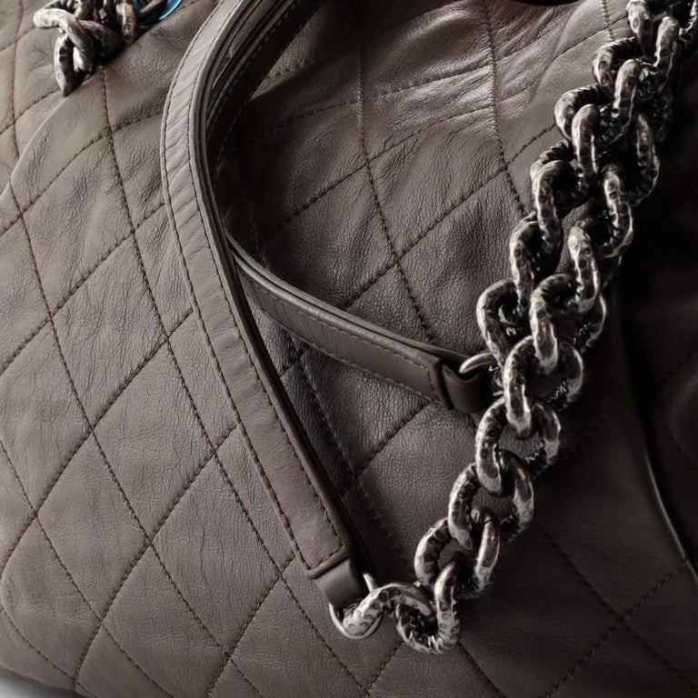 Chanel Coco Pleats Tote Quilted Calfskin Large at 1stDibs  chanel coco  pleats bag, chanel coco handle stores, chanel coco pleats flap bag