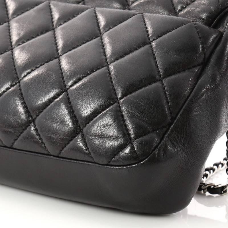Chanel Coco Rain Flap Bag Quilted Lambskin Medium 4
