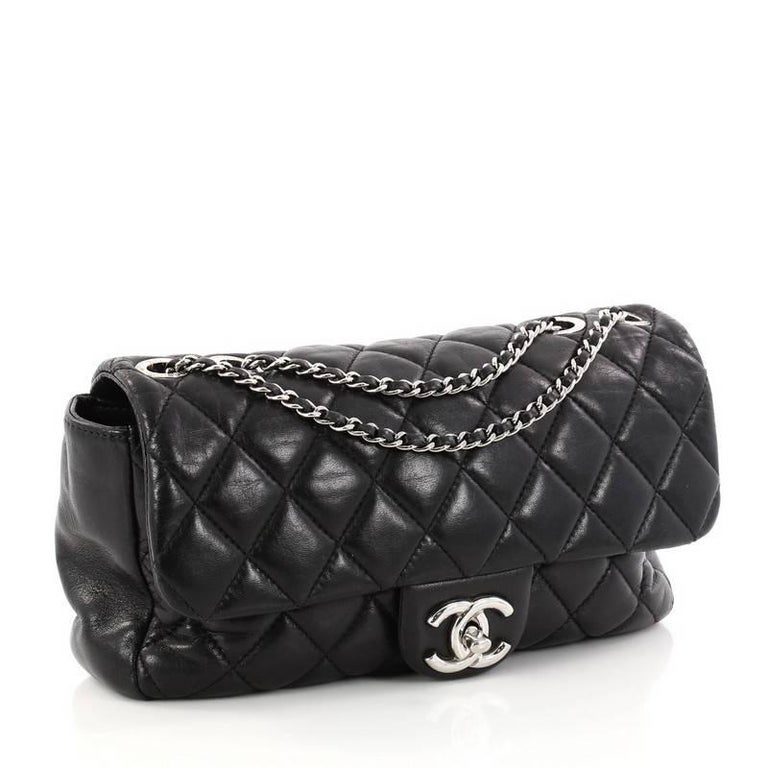 Chanel Coco Rain Flap Bag Quilted Lambskin Medium