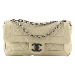 Chanel Coco Rider Flap Bag Quilted Aged Calfskin Medium