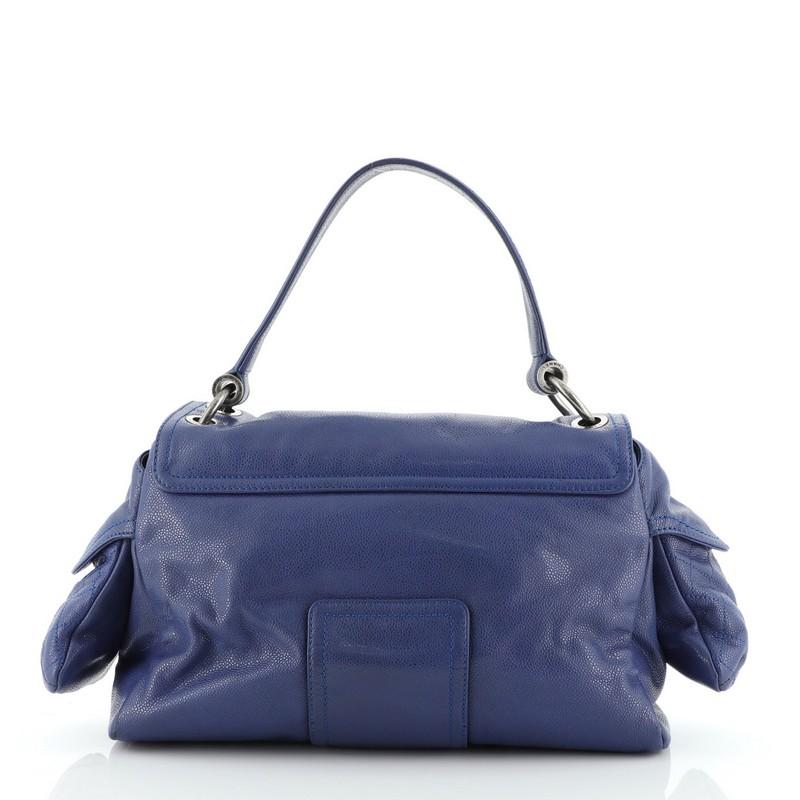 Chanel Coco Rider Flap Satchel Kaviar glasiert im Zustand „Gut“ in NY, NY