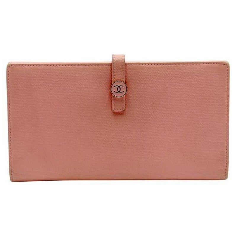Chanel Coco Snap Long Caviar Wallet CC-1029P-0004 For Sale