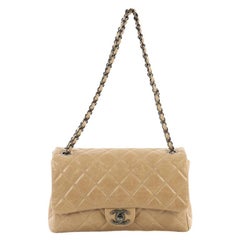 Chanel Coco Soft Flap Bag Quilted Glazed Calfskin Jumbo