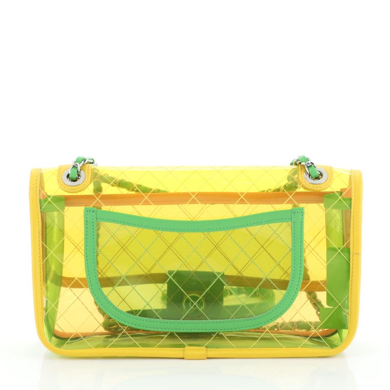 Chanel Coco Luxe Small Flap Bag A57086 Yellow 2018