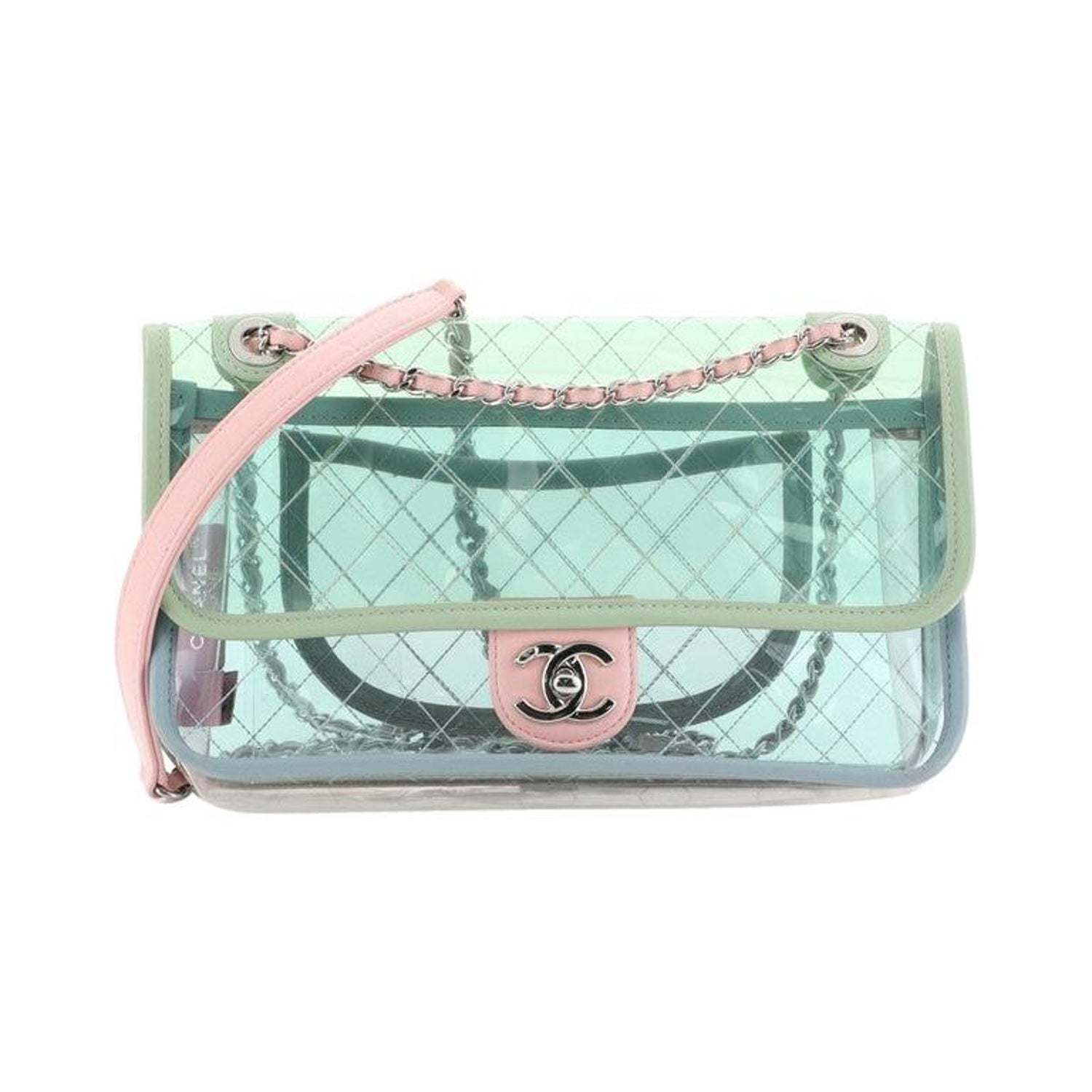 Chanel Coco Splash Flap Bag Quilted PVC With Lambskin Medium at 1stDibs | chanel  coco splash bag, coco splash chanel, chanel splash bag