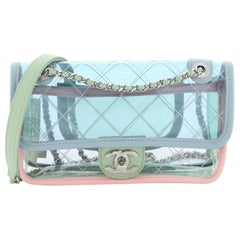 Chanel Multicolor Transparent Quilted PVC Coco Splash Medium Shopping Tote  Bag - Yoogi's Closet
