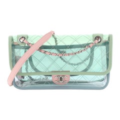 Chanel Coco Splash Flap Bag Quilted PVC With Lambskin Medium