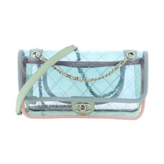 Chanel Coco Splash Flap Bag Quilted PVC With Lambskin Medium